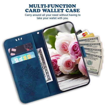 Butterfly Rose Embossed Leather Phone Case, For Samsung Galaxy S26+ 5G, For Samsung Galaxy S26 Edge 5G, For Samsung Galaxy S26 Ultra 5G, For Samsung Galaxy S26 5G