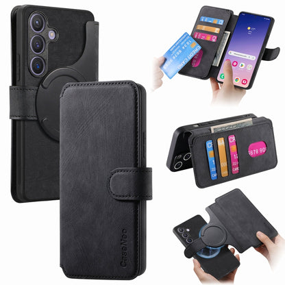 CaseNeo MagSafe RFID Anti-theft Retro Leather Phone Case, For Galaxy S25 Ultra 5G, For Galaxy S24 FE 5G, For Galaxy S24 Ultra 5G, For Galaxy S24+ 5G