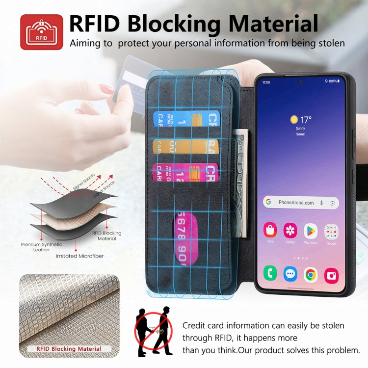CaseNeo MagSafe RFID Anti-theft Retro Leather Phone Case, For Galaxy S24 5G, For Galaxy S23 FE 5G, For Galaxy S23 Ultra 5G, For Galaxy S23+ 5G