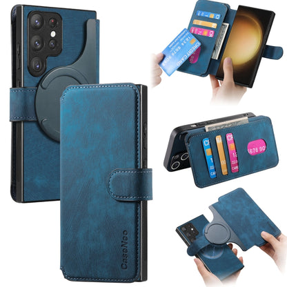 CaseNeo MagSafe RFID Anti-theft Retro Leather Phone Case, For Galaxy S24 5G, For Galaxy S23 FE 5G, For Galaxy S23 Ultra 5G, For Galaxy S23+ 5G