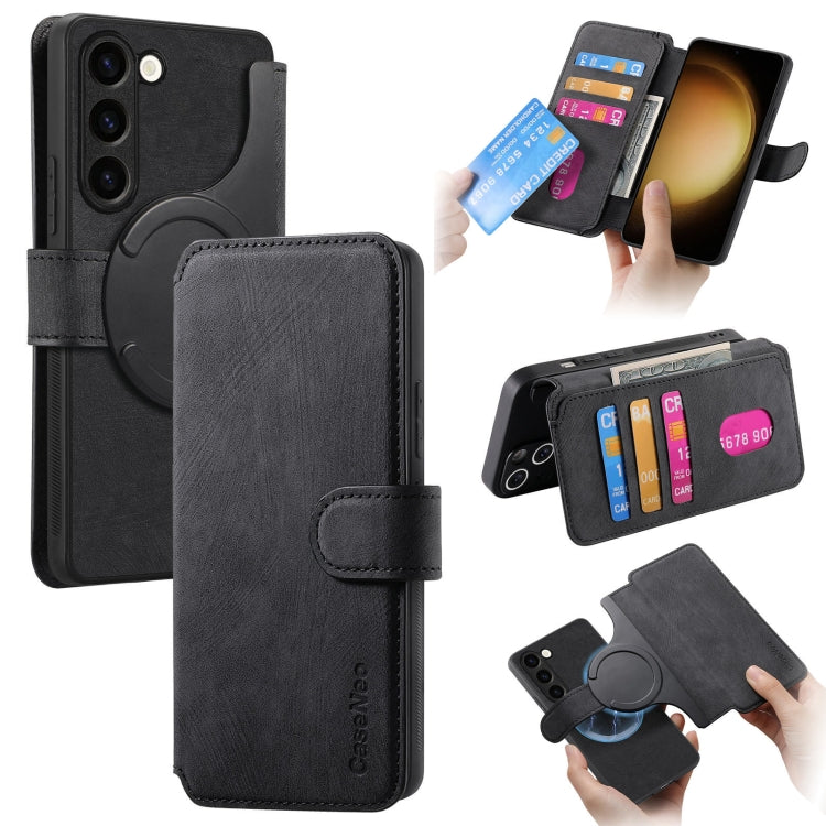CaseNeo MagSafe RFID Anti-theft Retro Leather Phone Case, For Galaxy S24 5G, For Galaxy S23 FE 5G, For Galaxy S23 Ultra 5G, For Galaxy S23+ 5G