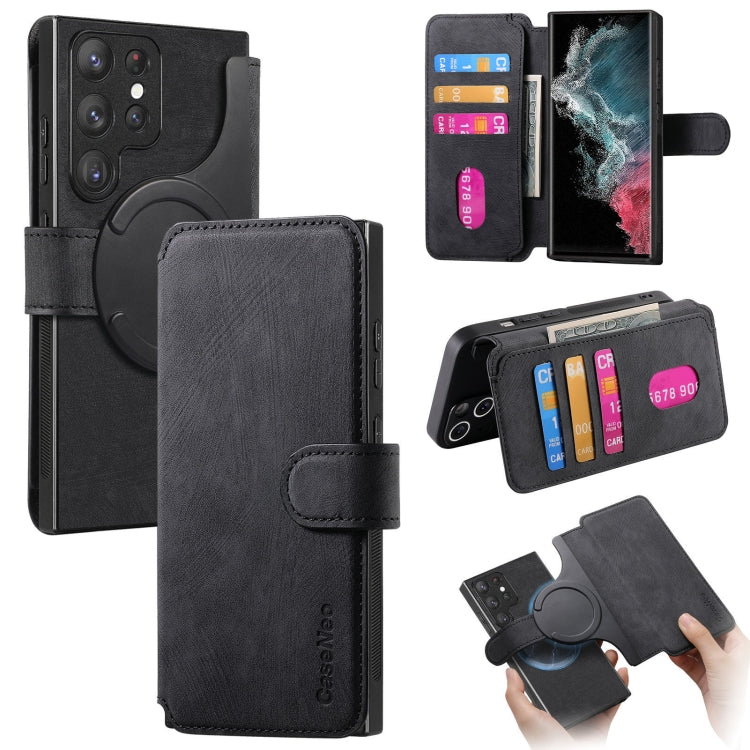 CaseNeo MagSafe RFID Anti-theft Retro Leather Phone Case, For Galaxy S23 5G, For Galaxy S20 FE, For Galaxy S22 Ultra 5G, For Galaxy S22+ 5G