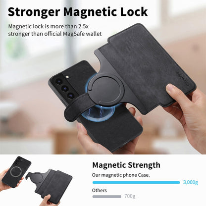 CaseNeo MagSafe RFID Anti-theft Retro Leather Phone Case, For Samsung Galaxy S22+ 5G, For Samsung Galaxy S22 5G, For Samsung Galaxy S21 FE 5G, For Samsung Galaxy S21 5G