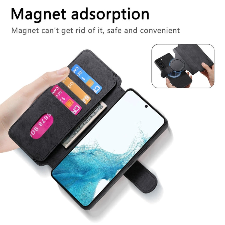 CaseNeo MagSafe RFID Anti-theft Retro Leather Phone Case, For Galaxy S22 5G, For Galaxy S21 FE 5G, For Galaxy S21 5G, For Galaxy S21+ 5G