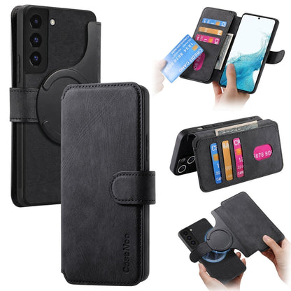 CaseNeo MagSafe RFID Anti-theft Retro Leather Phone Case, For Galaxy S22 5G, For Galaxy S21 FE 5G, For Galaxy S21 5G, For Galaxy S21+ 5G