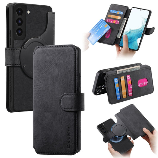CaseNeo MagSafe RFID Anti-theft Retro Leather Phone Case, For Galaxy S21 FE 5G, For Galaxy S21 5G, For Galaxy S21+ 5G