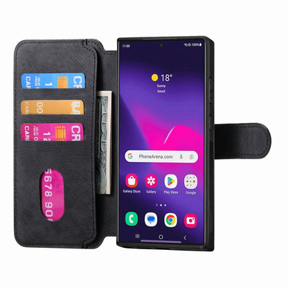 CaseNeo MagSafe RFID Anti-theft Retro Leather Phone Case, For Galaxy S25 Ultra 5G, For Galaxy S24 FE 5G, For Galaxy S24 Ultra 5G, For Galaxy S24+ 5G