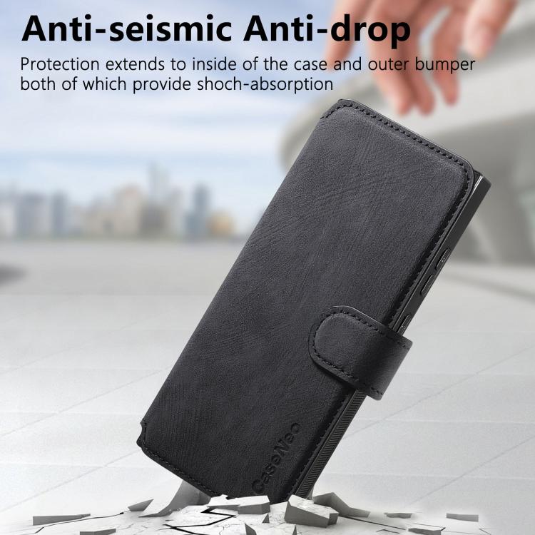 CaseNeo MagSafe RFID Anti-theft Retro Leather Phone Case, For Galaxy S25 Ultra 5G, For Galaxy S24 FE 5G, For Galaxy S24 Ultra 5G, For Galaxy S24+ 5G