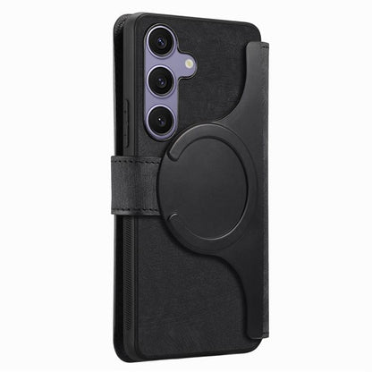 CaseNeo MagSafe RFID Anti-theft Retro Leather Phone Case, For Samsung Galaxy S25+ 5G, For Samsung Galaxy S25 Ultra 5G, For Samsung Galaxy S24 FE 5G, For Samsung Galaxy S24 Ultra 5G