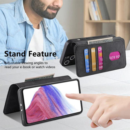 CaseNeo MagSafe RFID Anti-theft Retro Leather Phone Case, For Galaxy S25 Edge 5G, For Galaxy S25 5G, For Galaxy S25+ 5G, For Galaxy S25 Ultra 5G