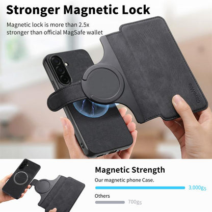 CaseNeo MagSafe RFID Anti-theft Retro Leather Phone Case, For Samsung Galaxy S26 5G, For Samsung Galaxy S25 FE 5G, For Samsung Galaxy S25 Edge 5G, For Samsung Galaxy S25 5G