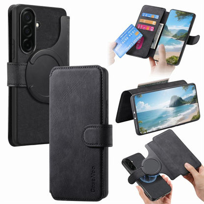 CaseNeo MagSafe RFID Anti-theft Retro Leather Phone Case, For Galaxy S26 FE 5G, For Galaxy S26+ 5G, For Galaxy S26 Ultra 5G, For Galaxy S26 5G