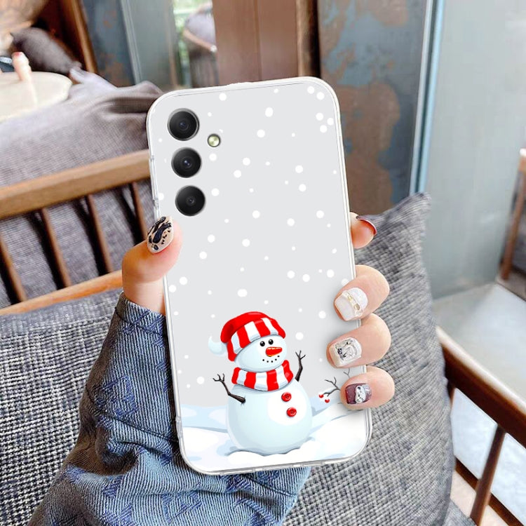 Christmas Painted Pattern TPU Transparent Phone Case, For Samsung Galaxy S25 5G, For Samsung Galaxy S25+ 5G, For Samsung Galaxy S25 Ultra 5G, For Samsung Galaxy S24 FE 5G, For Samsung Galaxy S24 Ultra 5G, For Samsung Galaxy S24+ 5G                     ...