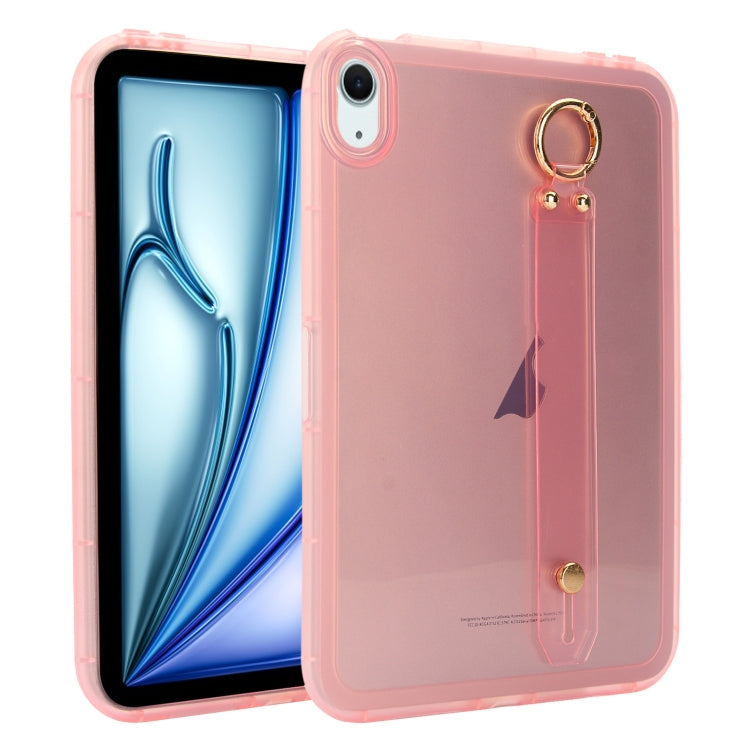 Wristband Holder PC Hybrid TPU Soft Tablet Case, For iPad Air 13 2026 / 2025 / 2024, For iPad Air 11 2026 / 2025 / 2024, For iPad Pro 13 2025 / 2024, For iPad Pro 11 2025 / 2024