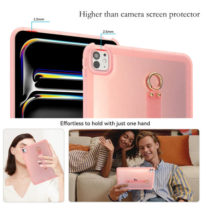 Wristband Holder PC Hybrid TPU Soft Tablet Case, For iPad Air 13 2026 / 2025 / 2024, For iPad Air 11 2026 / 2025 / 2024, For iPad Pro 13 2025 / 2024, For iPad Pro 11 2025 / 2024