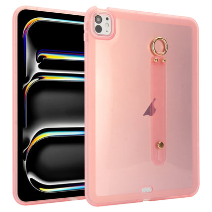 Wristband Holder PC Hybrid TPU Soft Tablet Case, For iPad Air 13 2026 / 2025 / 2024, For iPad Air 11 2026 / 2025 / 2024, For iPad Pro 13 2025 / 2024, For iPad Pro 11 2025 / 2024