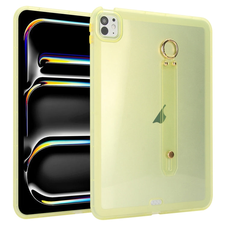 Wristband Holder PC Hybrid TPU Soft Tablet Case, For iPad Air 13 2026 / 2025 / 2024, For iPad Air 11 2026 / 2025 / 2024, For iPad Pro 13 2025 / 2024, For iPad Pro 11 2025 / 2024