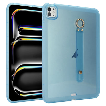 Wristband Holder PC Hybrid TPU Soft Tablet Case, For iPad Air 13 2026 / 2025 / 2024, For iPad Air 11 2026 / 2025 / 2024, For iPad Pro 13 2025 / 2024, For iPad Pro 11 2025 / 2024