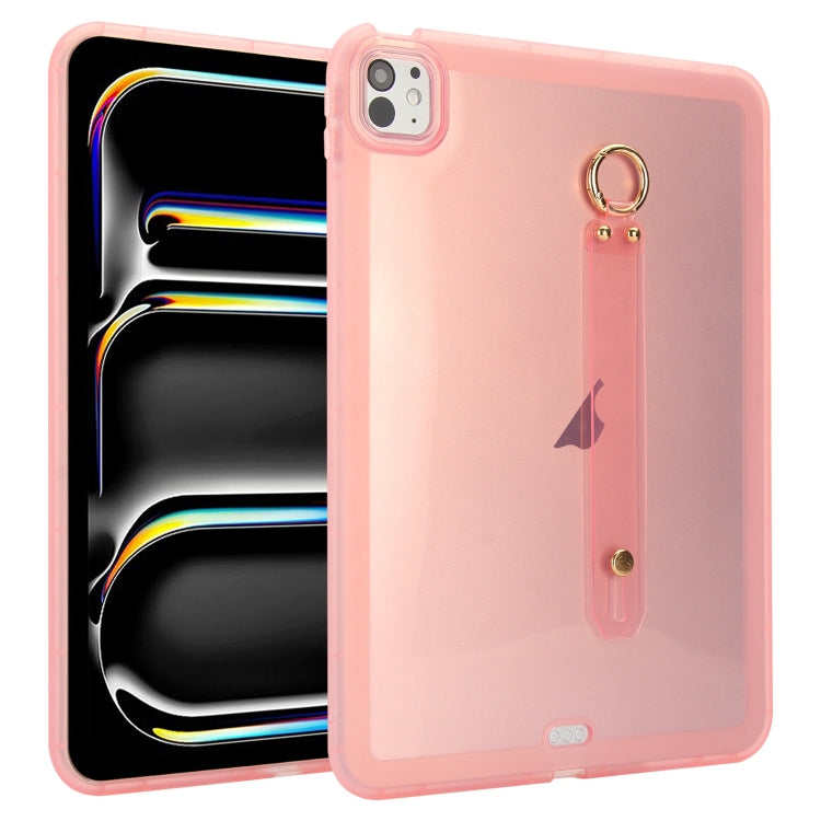 Wristband Holder PC Hybrid TPU Soft Tablet Case, For iPad Air 13 2026 / 2025 / 2024, For iPad Air 11 2026 / 2025 / 2024, For iPad Pro 13 2025 / 2024, For iPad Pro 11 2025 / 2024