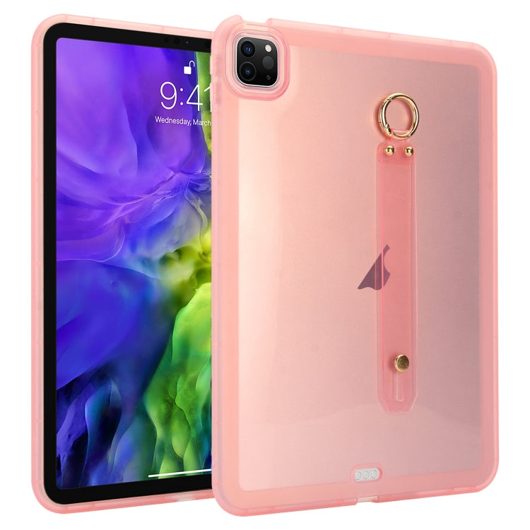 Wristband Holder PC Hybrid TPU Soft Tablet Case, For iPad 10th Gen 10.9 2022, For iPad mini 6 / mini 2024, For iPad Pro 12.9 2022 / 2021 / 2020, For iPad Pro 11 2022 / 2021 / 2020