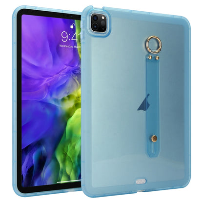 Wristband Holder PC Hybrid TPU Soft Tablet Case, For iPad 10th Gen 10.9 2022, For iPad mini 6 / mini 2024, For iPad Pro 12.9 2022 / 2021 / 2020, For iPad Pro 11 2022 / 2021 / 2020