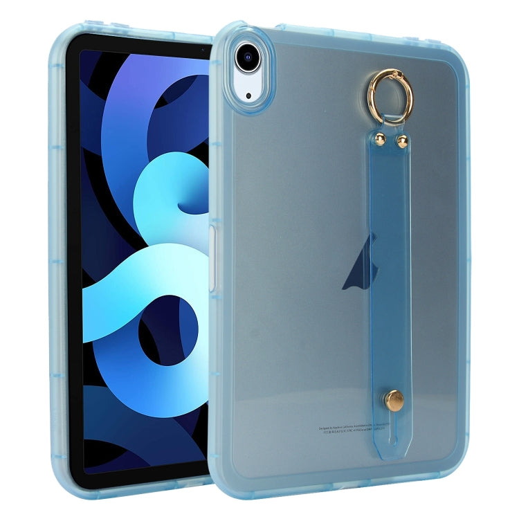 Wristband Holder PC Hybrid TPU Soft Tablet Case, For iPad Air 5 / Air 4 / Pro 11 2018, For iPad 10.2 2021 / 2020 / 2019, For iPad mini 5 / 4, For iPad Air 3 10.5 2019
