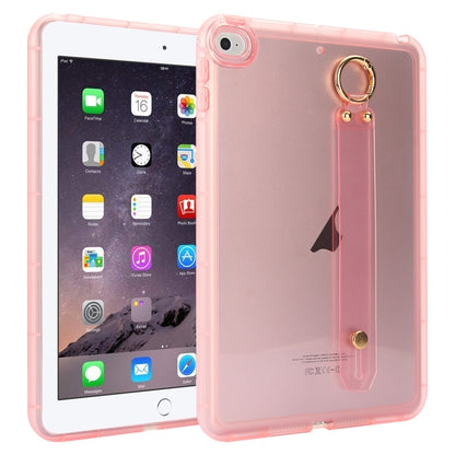 Wristband Holder PC Hybrid TPU Soft Tablet Case, For iPad Air 2 / 9.7 2017 / 2018