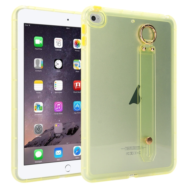 Wristband Holder PC Hybrid TPU Soft Tablet Case, For iPad Air 2 / 9.7 2017 / 2018