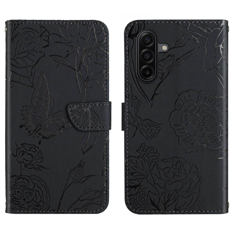 Skin Feel Butterfly Embossed Flip Leather Phone Case, For Galaxy S26 FE 5G, For Samsung Galaxy S25 FE 5G, For Samsung Galaxy S25 Edge 5G, For Samsung Galaxy S25 5G