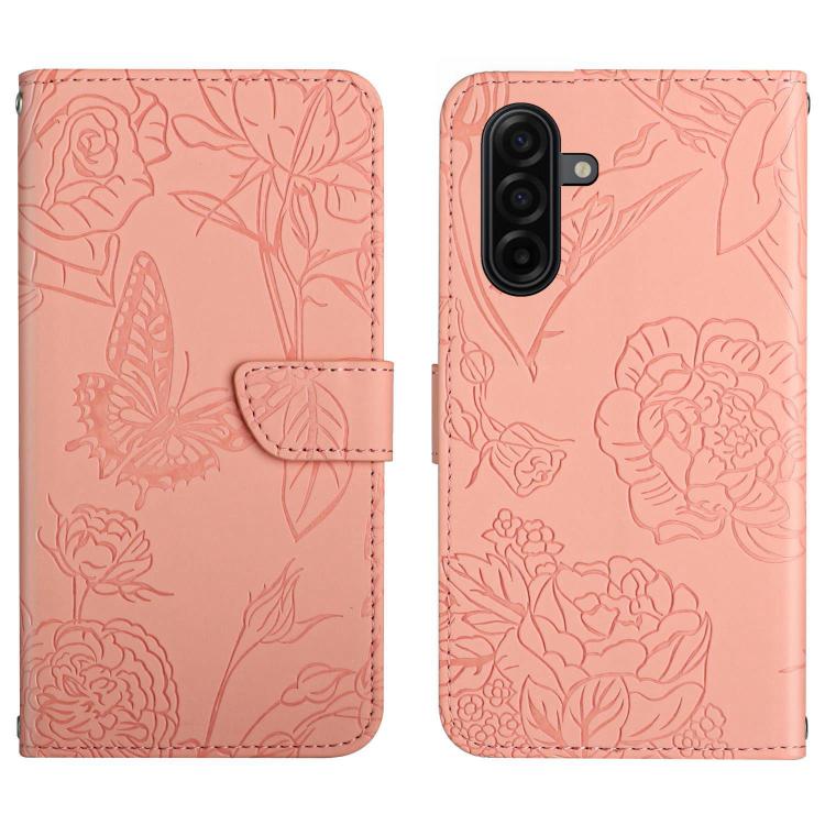 Skin Feel Butterfly Embossed Flip Leather Phone Case, For Galaxy S26 FE 5G, For Samsung Galaxy S25 FE 5G, For Samsung Galaxy S25 Edge 5G, For Samsung Galaxy S25 5G