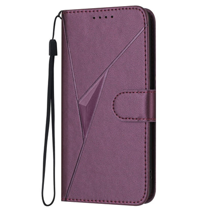 Triangle Pattern Buckle Clasp Leather Phone Case, For OnePlus 9 Pro, For OnePlus 9
