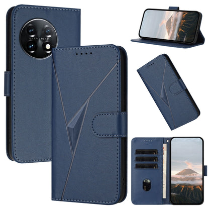 Triangle Pattern Buckle Clasp Leather Phone Case, For OnePlus 12, For OnePlus Nord 3, For OnePlus 11