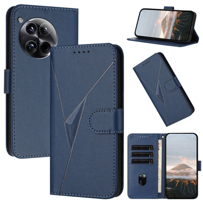 Triangle Pattern Buckle Clasp Leather Phone Case, For OnePlus 12, For OnePlus Nord 3, For OnePlus 11