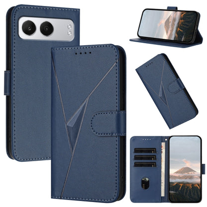 Triangle Pattern Buckle Clasp Leather Phone Case, For OnePlus 13T, For OnePlus Ace 5 / 13R Global, For OnePlus Nord 4