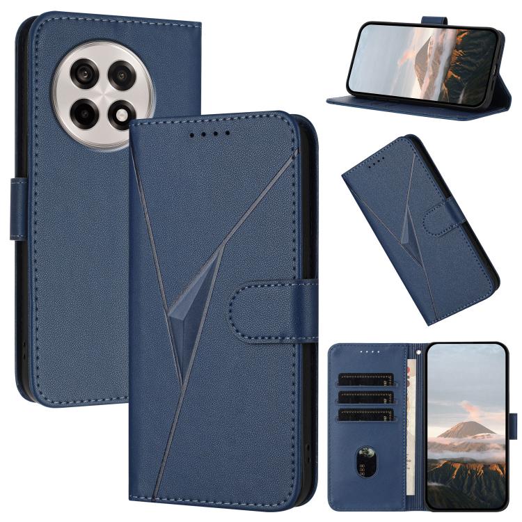 Triangle Pattern Buckle Clasp Leather Phone Case, For OnePlus 13T, For OnePlus Ace 5 / 13R Global, For OnePlus Nord 4