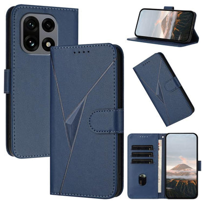 Triangle Pattern Buckle Clasp Leather Phone Case, For OnePlus Turbo 6 / Turbo 6V, For OnePlus Ace 6, For OnePlus 15