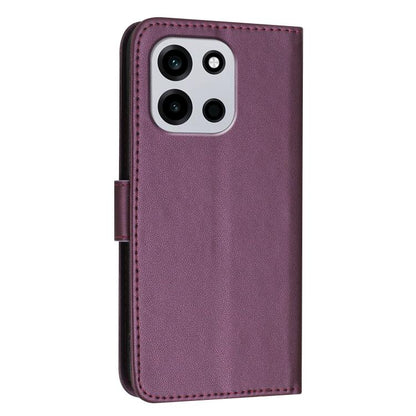 Triangle Pattern Buckle Clasp Leather Phone Case, For OnePlus Turbo 6 / Turbo 6V, For OnePlus Ace 6, For OnePlus 15