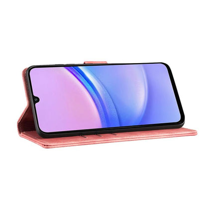 Pen Heart Cat Embossed Leather Phone Case, For Samsung Galaxy S25 FE 5G, For Samsung Galaxy S25 5G, For Samsung Galaxy S25+ 5G, For Samsung Galaxy S25 Ultra 5G