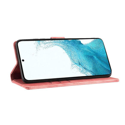 Pen Heart Cat Embossed Leather Phone Case, For Samsung Galaxy S26+ 5G, For Samsung Galaxy S26 Ultra 5G, For Samsung Galaxy S26 5G, For Samsung Galaxy S25 FE 5G