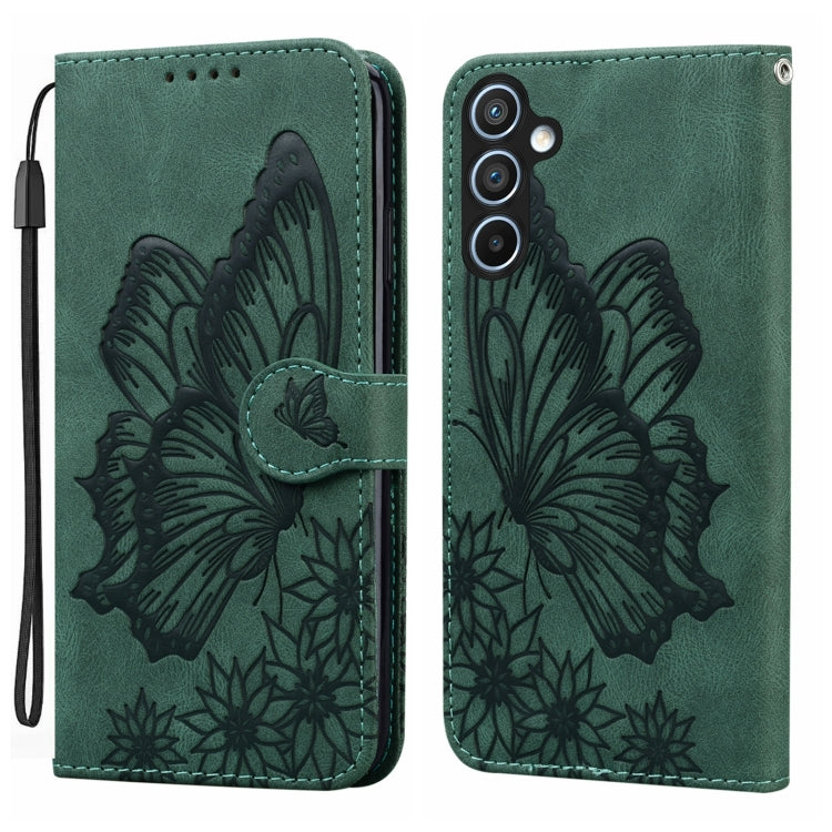 Retro Skin Feel Butterflies Embossing Horizontal Flip Leather Phone Case, For Samsung Galaxy S25 FE 5G, For Samsung Galaxy S25 5G, For Samsung Galaxy S25+ 5G, For Samsung Galaxy S25 Ultra 5G