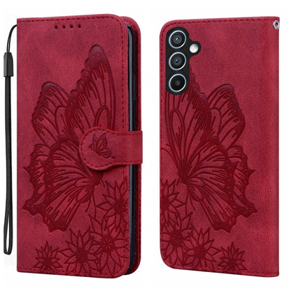 Retro Skin Feel Butterflies Embossing Horizontal Flip Leather Phone Case, For Samsung Galaxy S25 FE 5G, For Samsung Galaxy S25 5G, For Samsung Galaxy S25+ 5G, For Samsung Galaxy S25 Ultra 5G