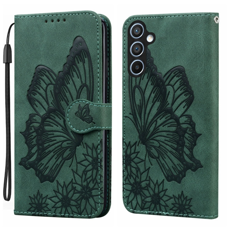 Retro Skin Feel Butterflies Embossing Horizontal Flip Leather Phone Case, For Samsung Galaxy S25 FE 5G, For Samsung Galaxy S25 5G, For Samsung Galaxy S25+ 5G, For Samsung Galaxy S25 Ultra 5G