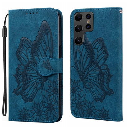 Retro Skin Feel Butterflies Embossing Horizontal Flip Leather Phone Case, For Samsung Galaxy S25 5G, For Samsung Galaxy S25+ 5G, For Samsung Galaxy S25 Ultra 5G