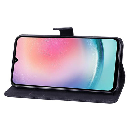 Retro Skin Feel Butterflies Embossing Horizontal Flip Leather Phone Case, For Samsung Galaxy S25 FE 5G, For Samsung Galaxy S25 5G, For Samsung Galaxy S25+ 5G, For Samsung Galaxy S25 Ultra 5G