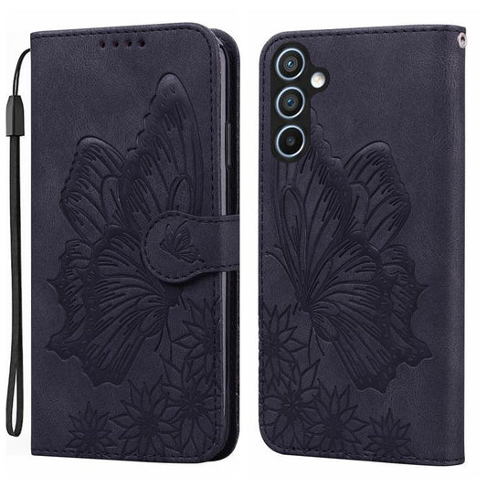 Retro Skin Feel Butterflies Embossing Horizontal Flip Leather Phone Case, For Samsung Galaxy S25 FE 5G, For Samsung Galaxy S25 5G, For Samsung Galaxy S25+ 5G, For Samsung Galaxy S25 Ultra 5G