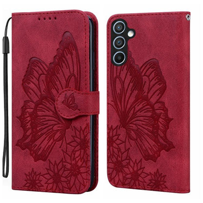 Retro Skin Feel Butterflies Embossing Horizontal Flip Leather Phone Case, For Samsung Galaxy S25 FE 5G, For Samsung Galaxy S25 5G, For Samsung Galaxy S25+ 5G, For Samsung Galaxy S25 Ultra 5G