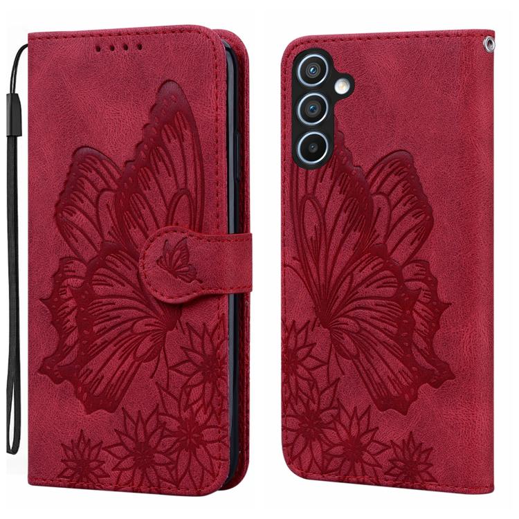 Retro Skin Feel Butterflies Embossing Horizontal Flip Leather Phone Case, For Galaxy S26 FE 5G, For Samsung Galaxy S26+ 5G, For Samsung Galaxy S26 Ultra 5G, For Samsung Galaxy S26 5G
