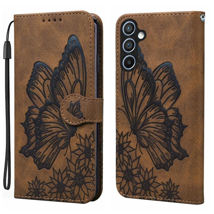 Retro Skin Feel Butterflies Embossing Horizontal Flip Leather Phone Case, For Galaxy S26 FE 5G, For Samsung Galaxy S26+ 5G, For Samsung Galaxy S26 Ultra 5G, For Samsung Galaxy S26 5G