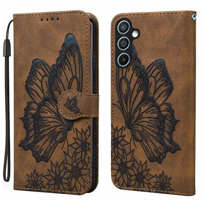 Retro Skin Feel Butterflies Embossing Horizontal Flip Leather Phone Case, For Galaxy S26 FE 5G, For Samsung Galaxy S26+ 5G, For Samsung Galaxy S26 Ultra 5G, For Samsung Galaxy S26 5G