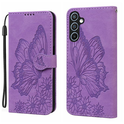 Retro Skin Feel Butterflies Embossing Horizontal Flip Leather Phone Case, For Galaxy S26 FE 5G, For Samsung Galaxy S26+ 5G, For Samsung Galaxy S26 Ultra 5G, For Samsung Galaxy S26 5G